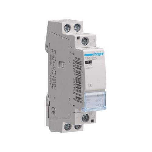 39684ebc4d903fcf70d8ec5f572e4722_original Stycznik 230VAC 2NO 25A AC-7a/b ESC2 Hager ESC225