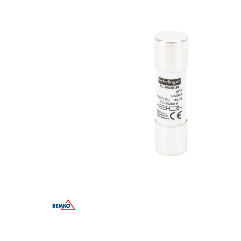 Wkładka topikowa cylindryczna 10x38MM 1000V DC 2A