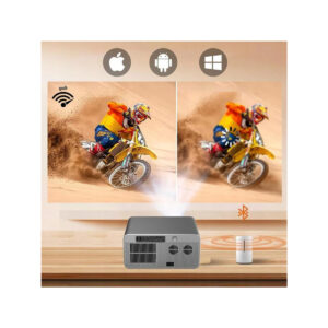 Rzutnik Android Google TV FULL HD 4K 39000lm WiFi Przenośny SMART Zenwire G60