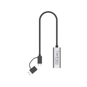 Unitek Hybrydowy adapter USB-C/USB-A do sieci