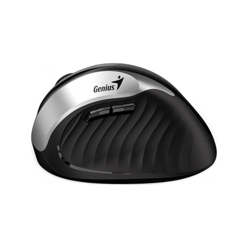 Mysz bezprzewodowa Genius Ergo 8250S czarno-srebrna, 1600DPI