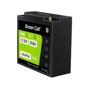 AKUMULATOR LITOWO-ŻELAZOWO-FOSFORANOWY LiFePO4 Green Cell Cube 12.8V 20Ah LFPGC12V20AH