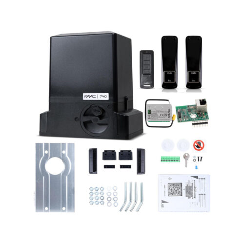 Zestaw Delta 2 SMART - FAAC 740 (Wi-Fi+LAN+BLE) do 500kg bram przesuwnych