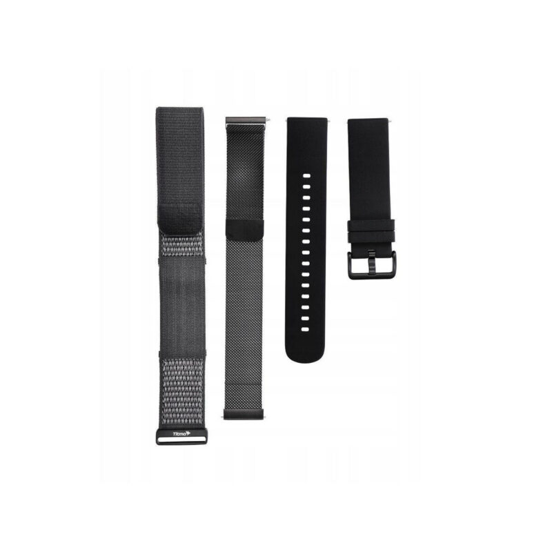 Inteligentny smartband Titmo Loop I-110 Bluetooth EKG HRV HR BP SPO2 IP68 czarny