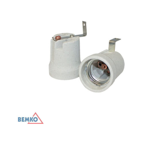 Oprawka ceramiczna E27 Z UCHWYTEM U