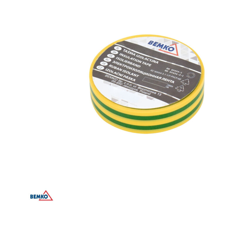 Taśma izolacyjna 15x10m żółta/yellow