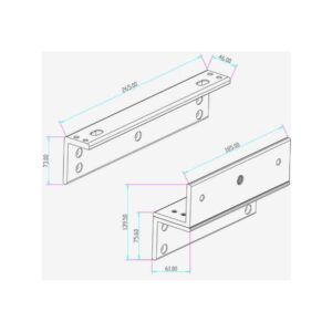 UCHWYT MONTAŻOWY SCOT BK-1200ZL2 (DO ZWORY EL-1200)