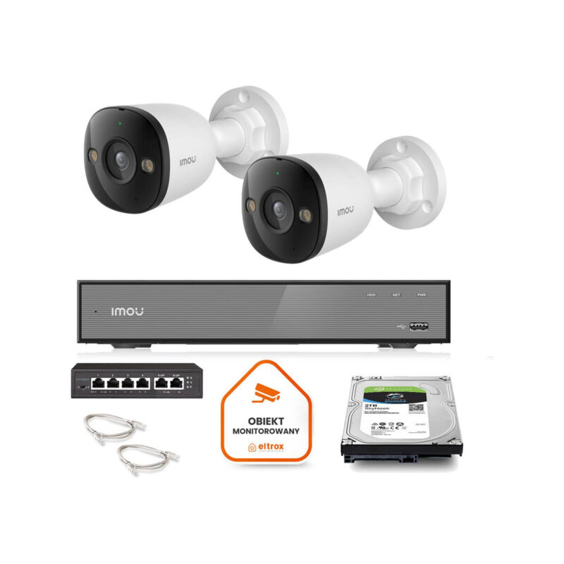 Zestaw monitoringu Imou 2x kamera PS3E-8Q0 8MP POE