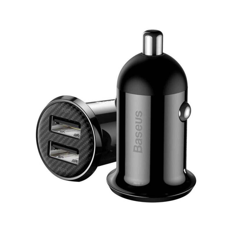 ŁADOWARKA SAMOCHODOWA Baseus Grain Pro CCALLP-01 24W 4.8A 2x USB-A