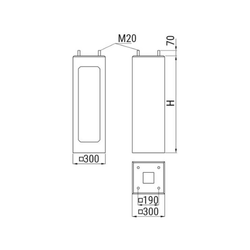 Fundament prefabrykowany ATS FP1 pod słup ATS