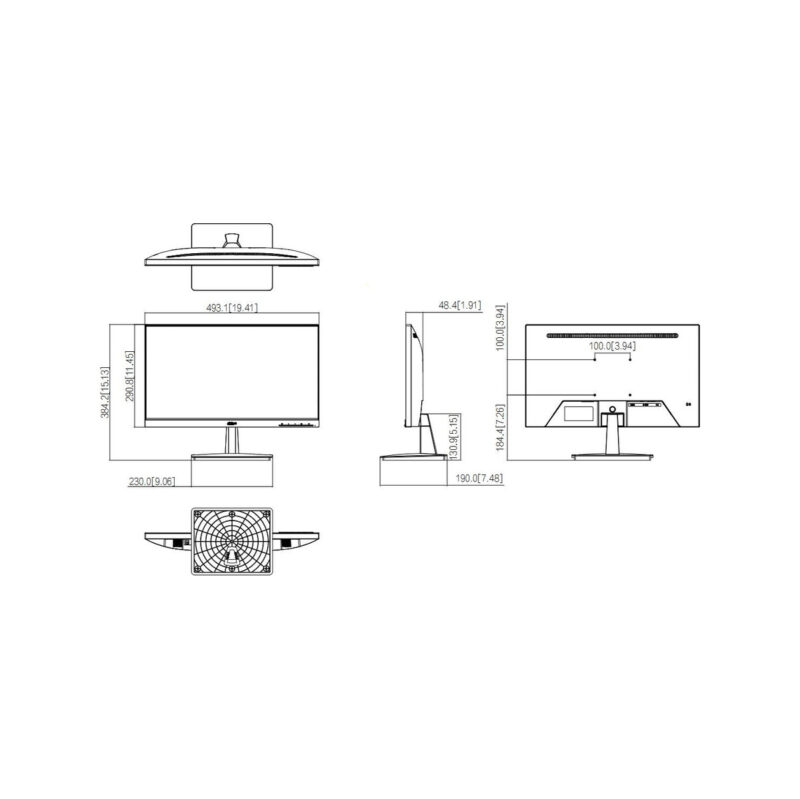 Monitor 22" Dahua LM22-L200N