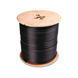 PRZEWÓD KONCENTRYCZNY NS100 TRI ŻELOWANY CZARNY 1m