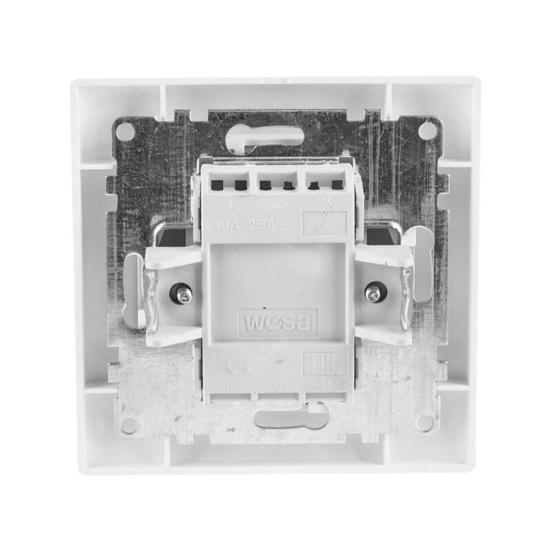 Łącznik podwójny z podświetleniem VCX WESA LC 04C Czarny