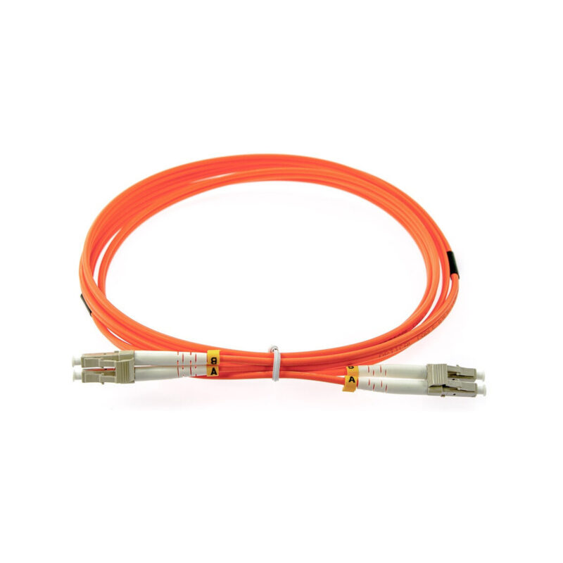 PATCHCORD ŚWIATŁOWODOWY MM 1M DUPLEX 50/125um OM2, LC/UPC-LC/UPC