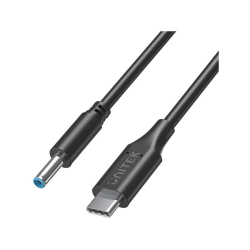 Unitek Kabel zasilający do laptopa HP 65W USB-C - DC4,5mm