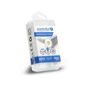 Akumulator 18650 Li-Ion 3,7V everActive 3500mAh (1 szt.) micro-USB z zabezpieczeniem