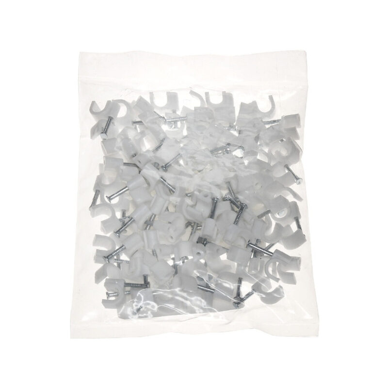 TRZYMAK KABLA TRZ-7/100 BIAŁY