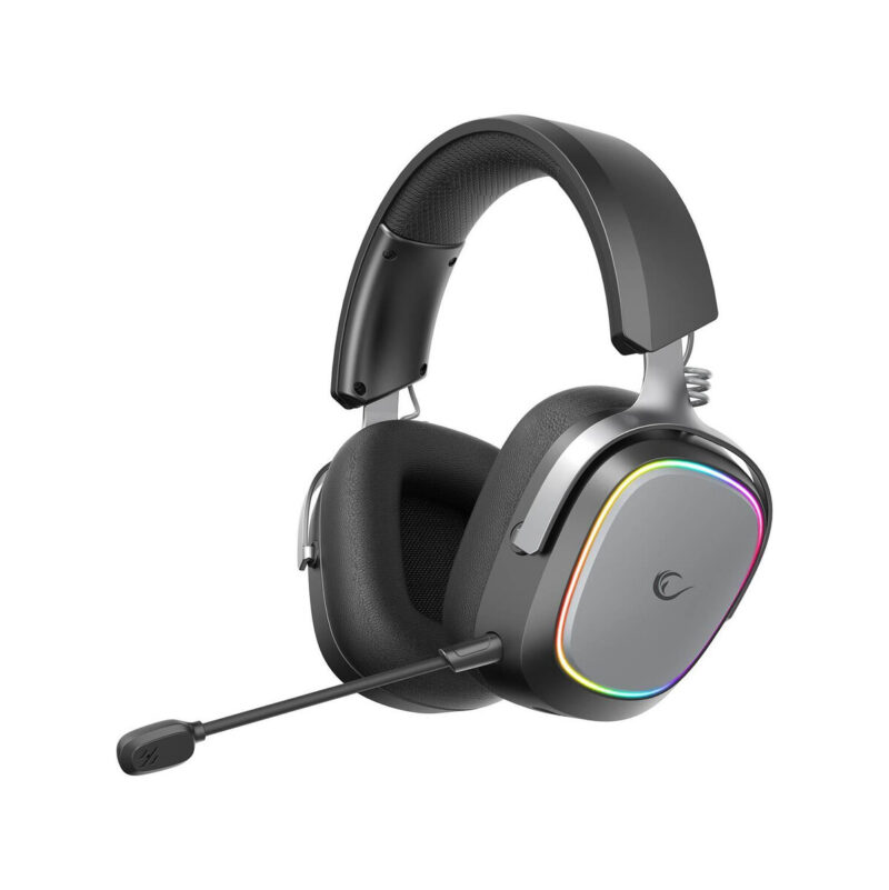 Słuchawki Rampage RETSU Słuchawki bezprzewodowe nauszne BT 2.4G RGB czarne