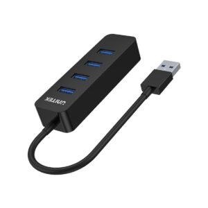 Hub USB Unitek H1117A, 4 porty, USB-C, USB 3.1, aktywny, 10W