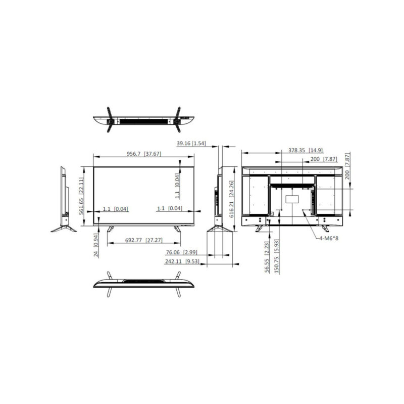 Monitor Hikvision DS-D5043U3-1V0S