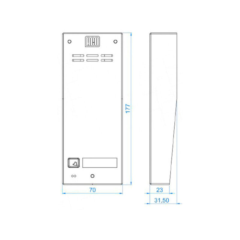 ACO FAM-P-1NPACC NT panel natynkowy 1-lokator czytnik breloków
