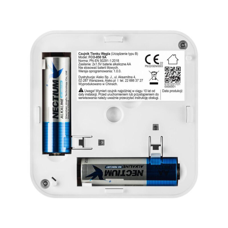 Zestaw czujników FIRESCO czujnik czadu+czujnik dymu