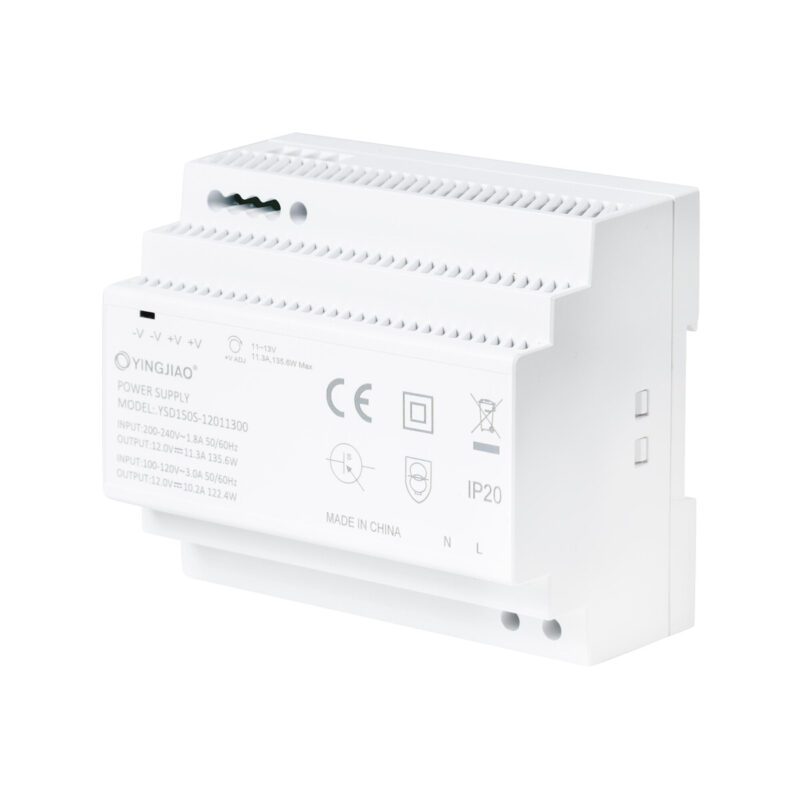 ZASILACZ IMPULSOWY NA SZYNĘ DIN YINGJIAO YSD150S-12011300 12V/136W/11,3A