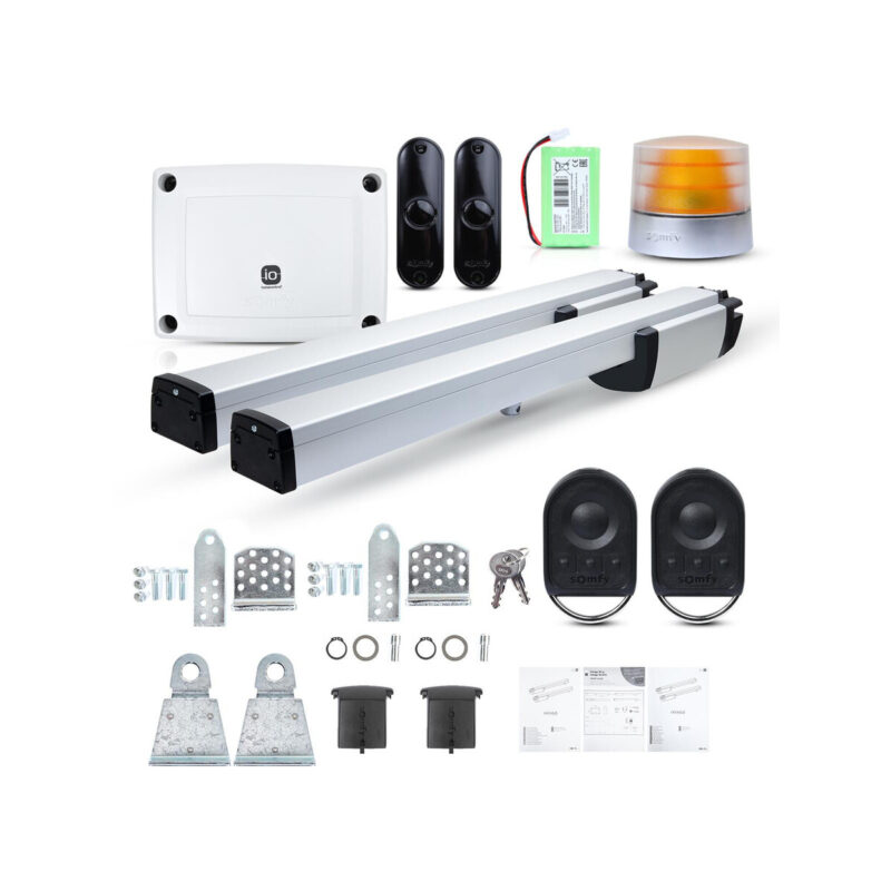Zestaw Somfy Ixengo L 3S+ IO Comfort Pack do 8m bram dwuskrzydłowych