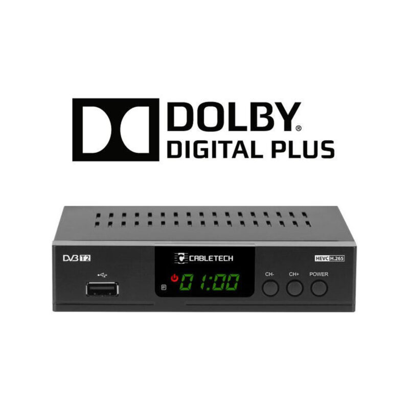 Tuner DVB-T2 H.265 HEVC Cabletech