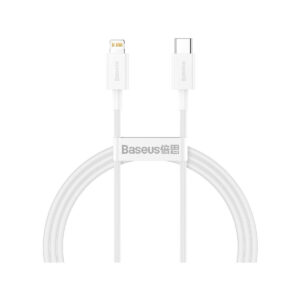 KABEL USB-C / Lightning iPhone Baseus Superior CATLYS-A02 1m 20W PD Quick Charging BIAŁY PREMIUM