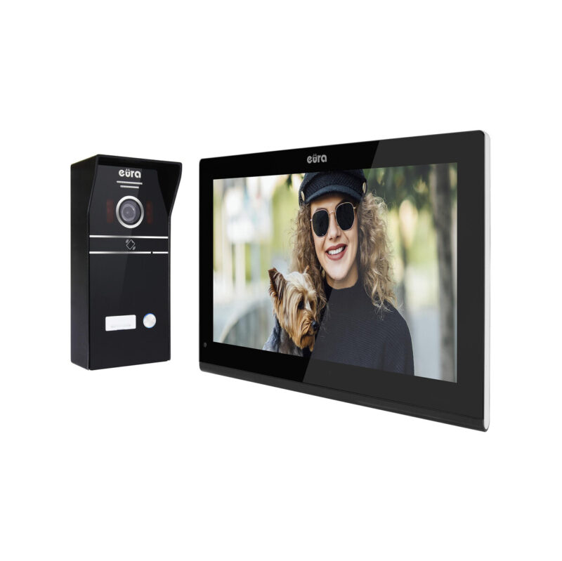 WIDEODOMOFN EURA VDP-98C5 czarny, wi-fi, Tuya