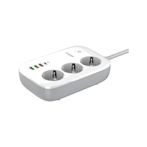 LISTWA ZASILAJĄCA SMART Energizer Z Wi-Fi I APP 3x SCHUKO 3x USB-A 1x USB-C 2500W 10A KABEL 2M