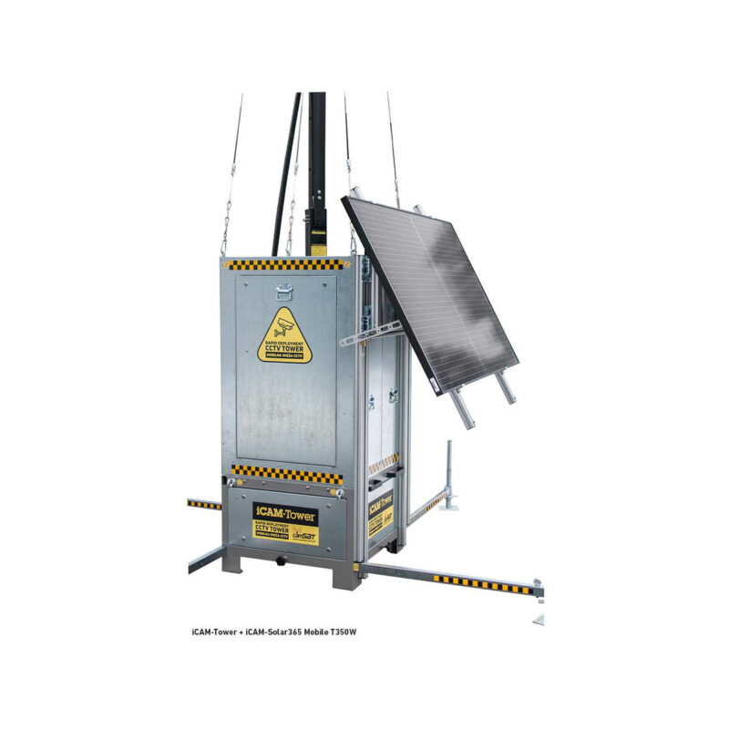 Mobilna wieża do zdalnego wideomonitoringu CCTV iCAM-TOWER AI 5MQ3