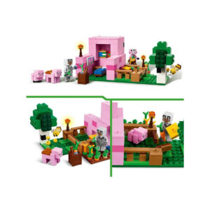 Klocki LEGO Minecraft 21268 - Dom prosiaczka