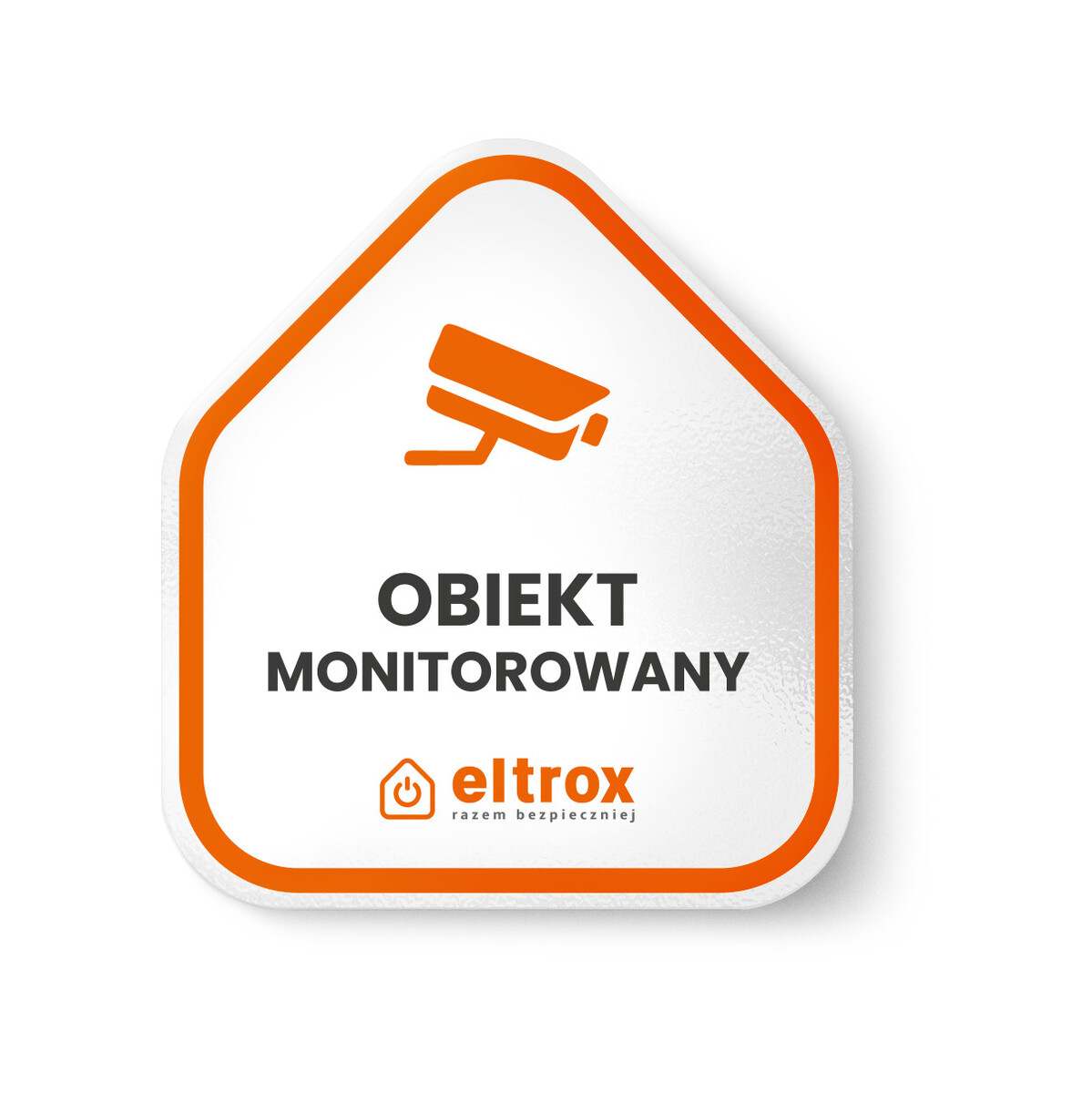 Naklejka obiekt monitorowany mała Eltrox