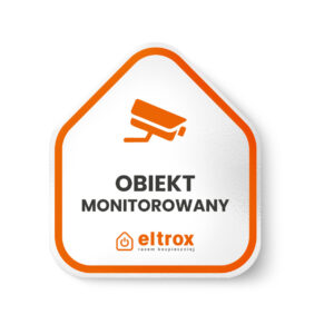 Naklejka obiekt monitorowany mała Eltrox