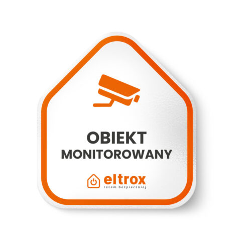Naklejka obiekt monitorowany mała Eltrox