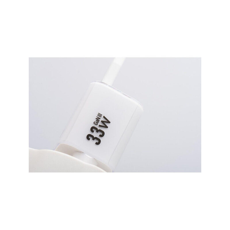 4071ceca1f236e813883ac2d17c12b00_original ŁADOWARKA SIECIOWA Forcell F-Energy GaN III VT-41 33 W 1x USB-C 1x USB-A PD 3.0 QC 4.0 BIAŁA