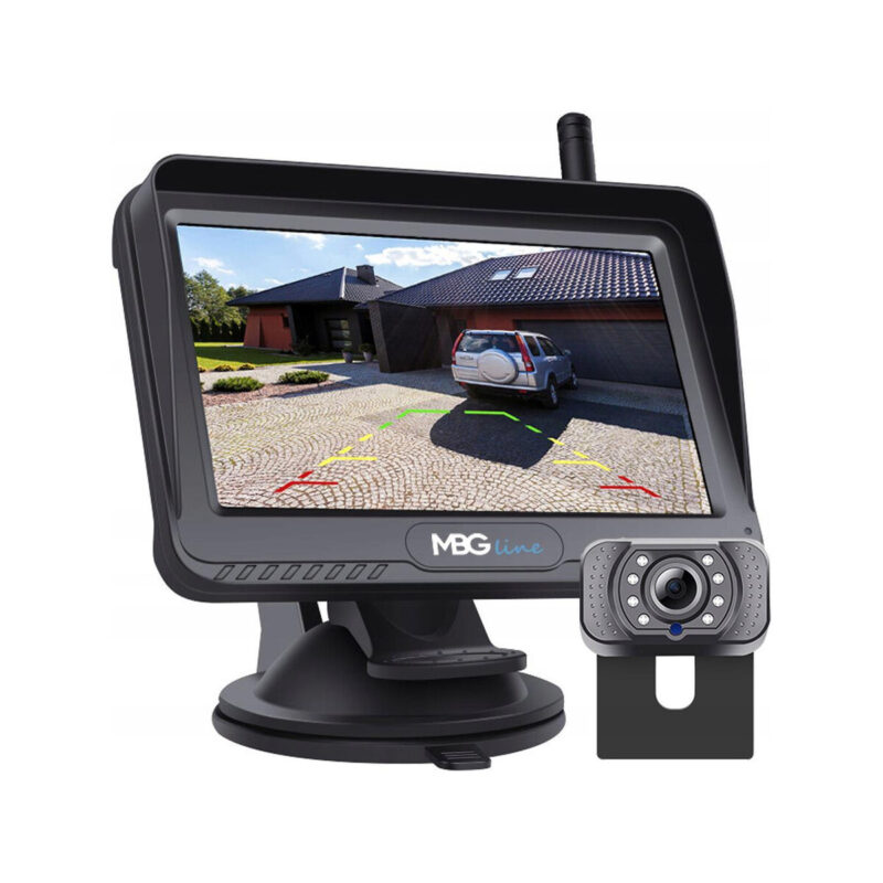 Bezprzewodowy zestaw cofania MBG line  4.3" XL-435+006S