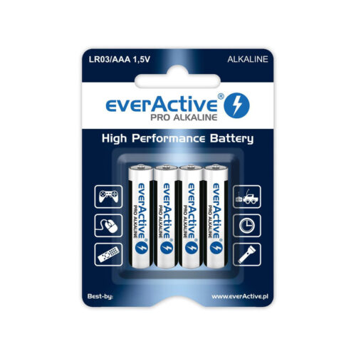 Bateria LR03 (AAA) everActive Pro Alcaline (blister 4 szt.)