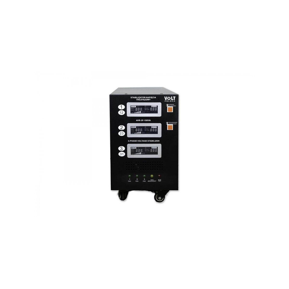 Stabilizator napięcia trójfazowy Volt Polska AVR PRO 15000 3% SERVO 3-F