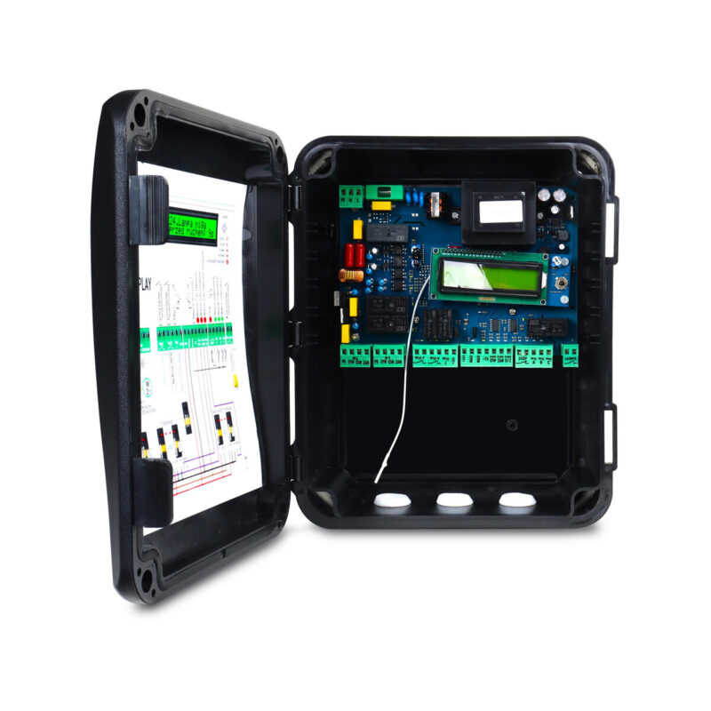 Zestaw GISE G250 do 5m bram dwuskrzydłowych (bez fotokomórek)