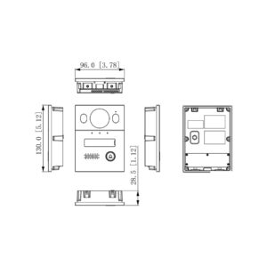 Zestaw wideodomofonowy DAHUA KTX02(S)