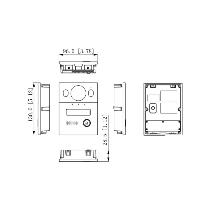 Zestaw wideodomofonowy DAHUA KTX02(S)