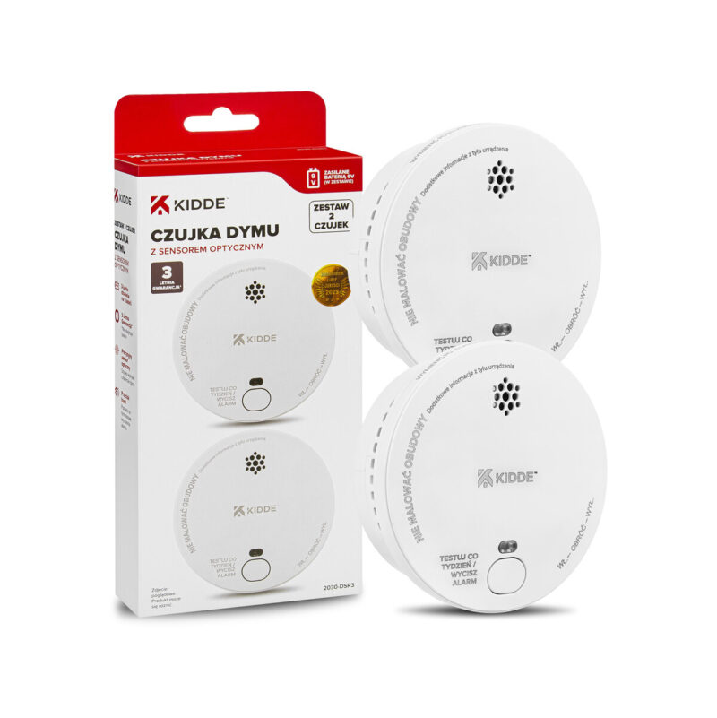 Zestaw 2 czujek dymu KIDDE 2030-DSR3