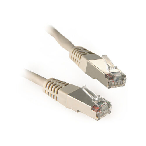 PATCHCORD KAT5E FTP 1M SZARY