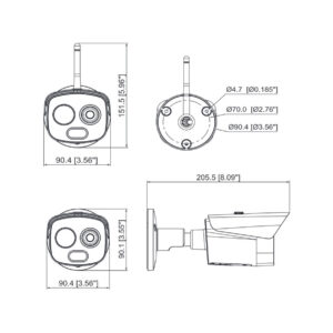 KAMERA TERMOWIZYJNA DAHUA TPC-BF1241-B3F4-S2