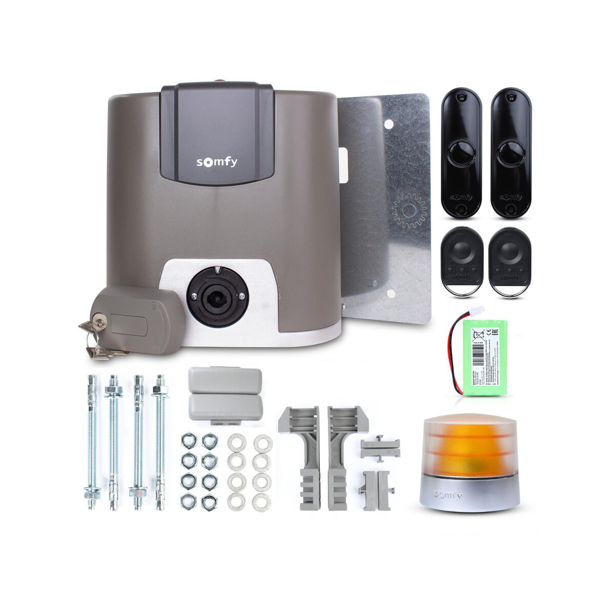 Zestaw Somfy Elixo 3S+ M IO Comfort Pack do 600kg bram przesuwnych