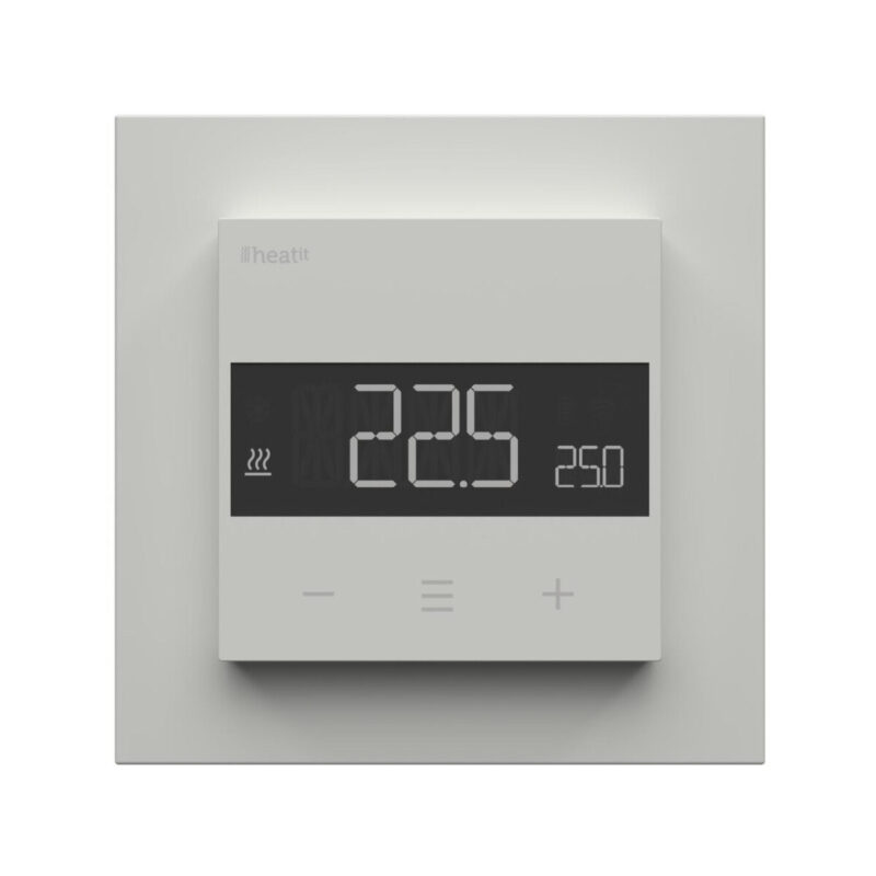 Termostat Heatit WiFi6 White RAL 9003 Wi-Fi Thermostat 3600W 16A