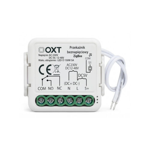 Moduł OXT Mini Przekaźnik beznapięciowy AC 230V DC 5V 12-48V ZigBee TUYA T250DC